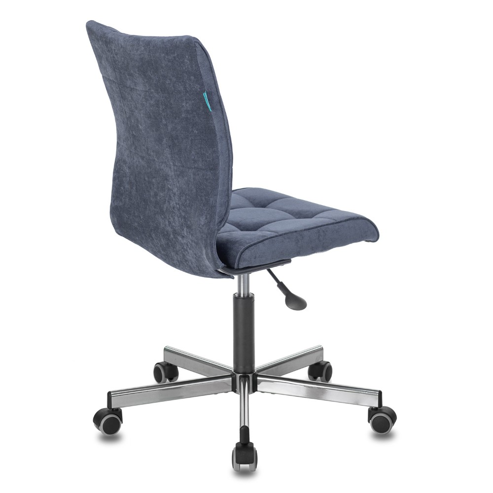 Кресло для персонала "Бюрократ СH-330M/LT", ткань, металл, темно-синий - 4