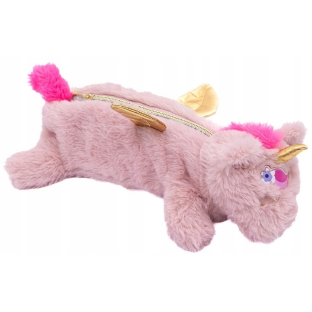 Пенал "Fluffy Unicorn", 1 отделение, розовый