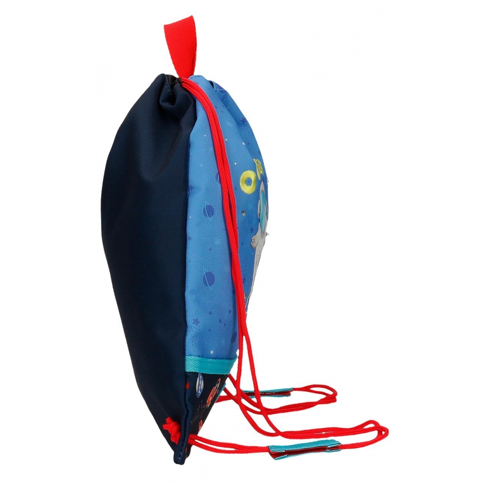 Мешок для обуви Enso "Outer space", 34x27 см, полиэстер, синий, черный - 3