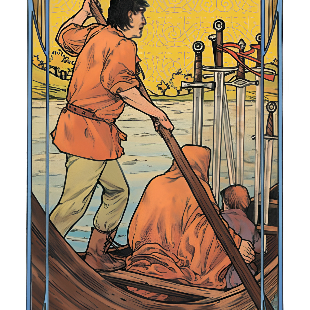 Карты "Золотое Таро Уэйта Арт-Нуво", Джулия Массалья - 5