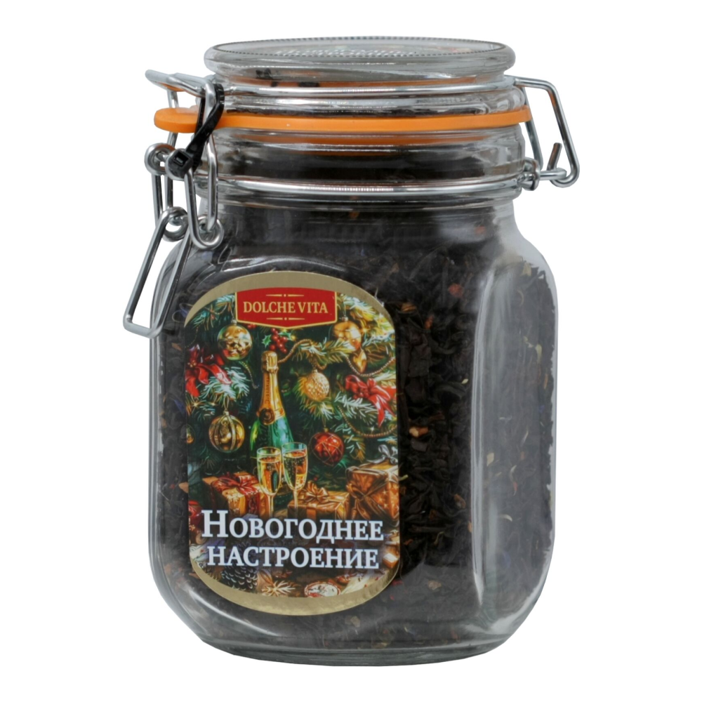 Чай Dolche vita "Новогодний домик", 125 гр., черный