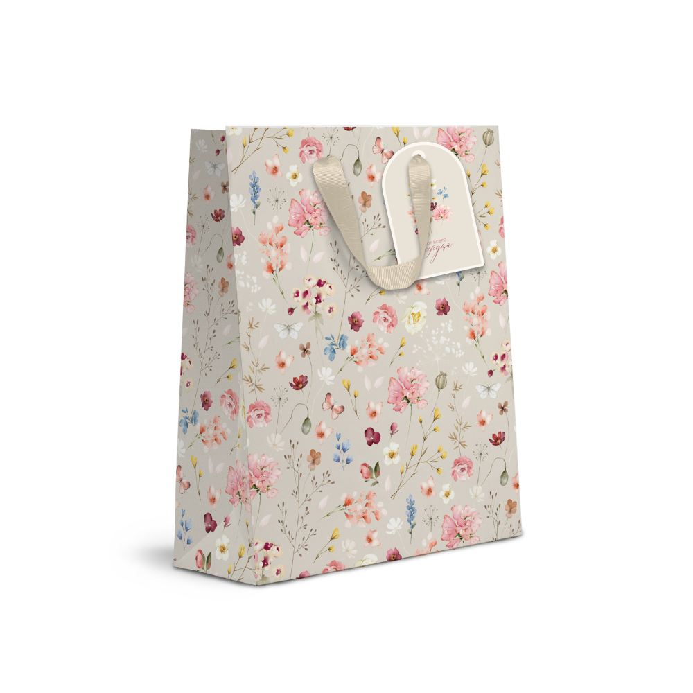 Пакет бумажный подарочный "Italy Garden XLS", 31х41х10 см, ассорти