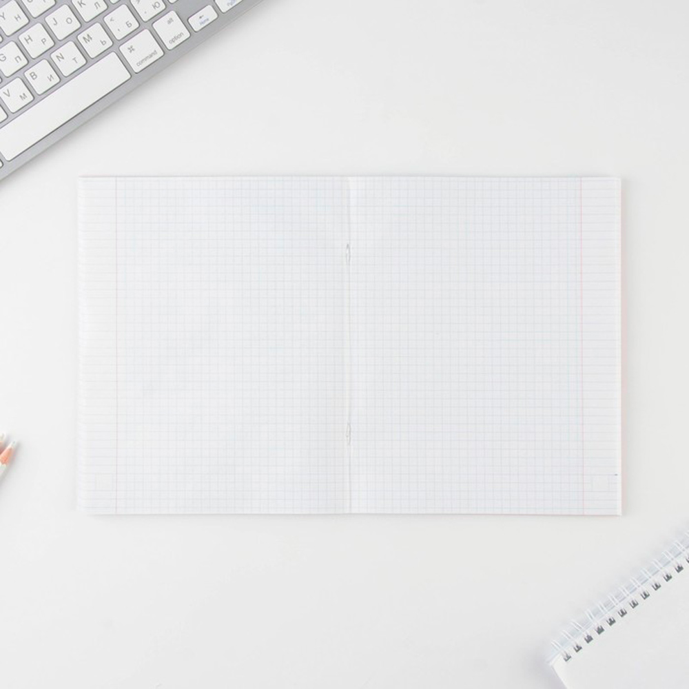 Тетрадь "Уведомления. Геометрия", А5, 48 листов, клетка, разноцветный - 4