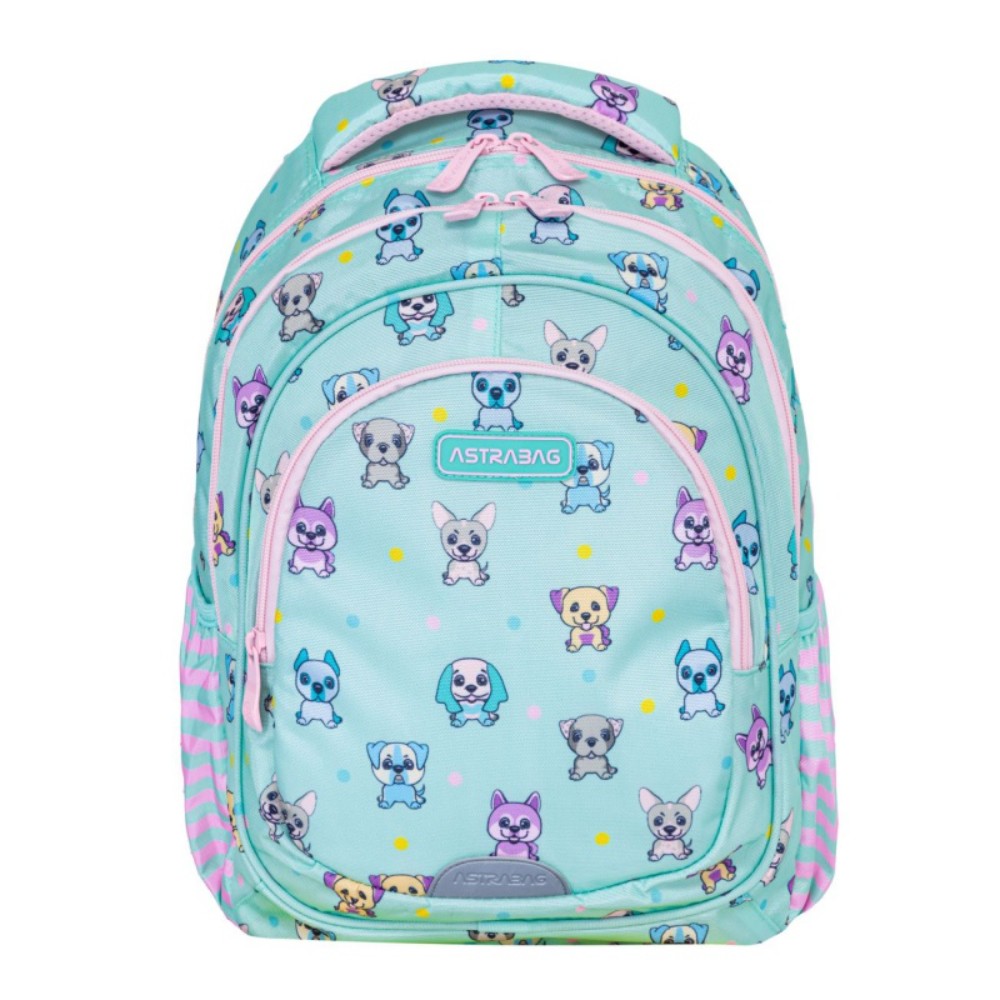 Рюкзак детский Astra "Puppie's World", голубой, розовый
