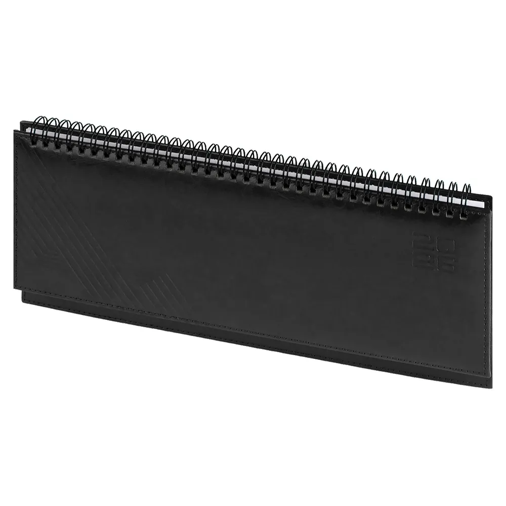 Планинг датированный "Сафир", 310х130 мм, 64 листа, черный, 2026