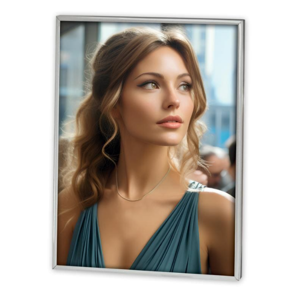 Фоторамка "120S22-4R", 10х15 см, серебристый