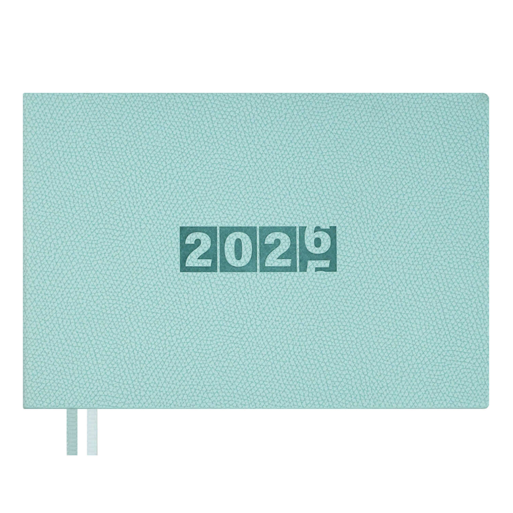 Еженедельник датированный "Джут", 181х127 мм, 128 страниц, мятный, 2026