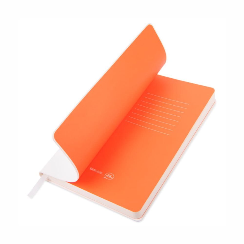 Блокнот «Color of Belarus. Pantone Hrust style», А5, 128 листов, в точку, белый, оранжевый - 3