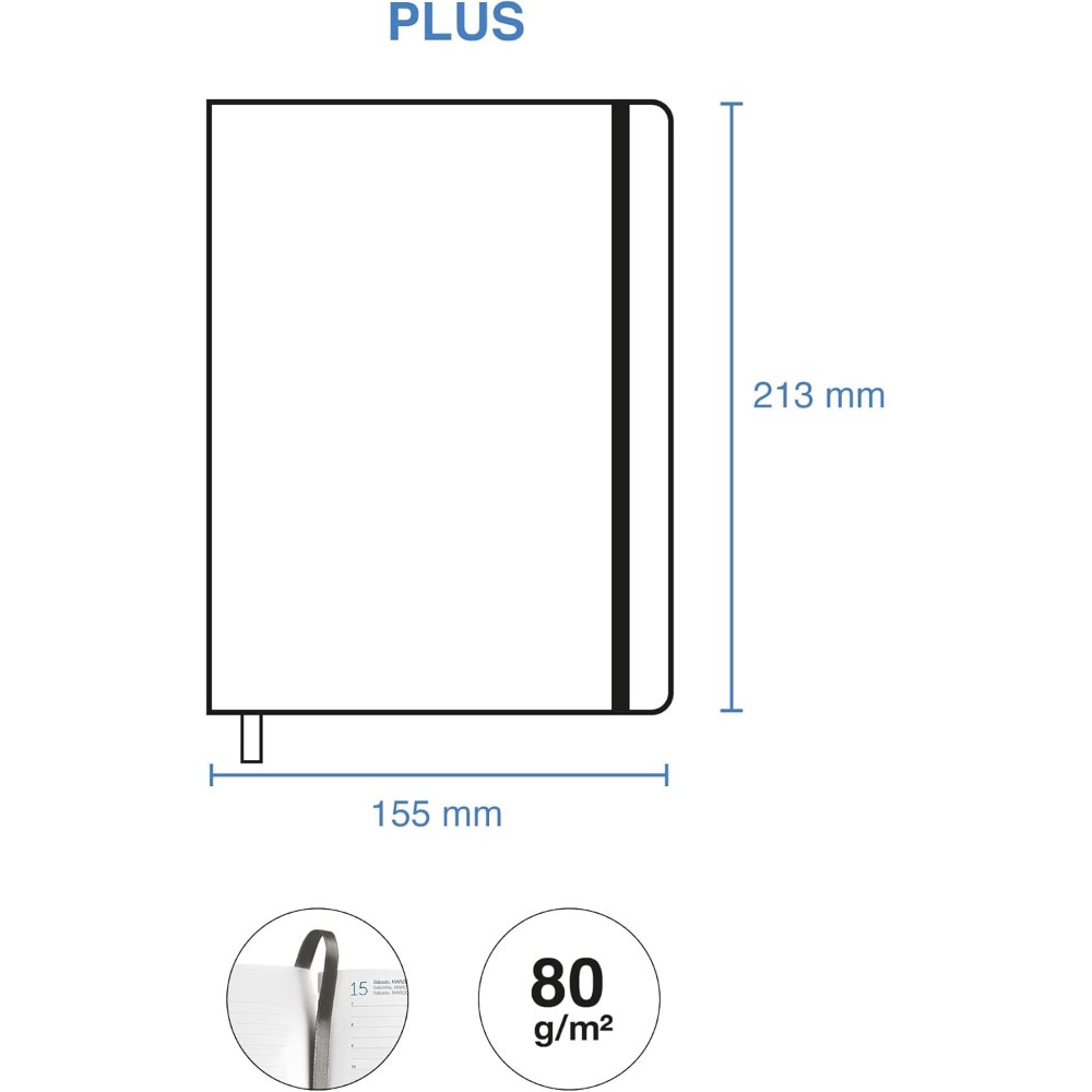 Ежедневник датированный "Terrazzo" 2026, A5, линейка, бежевый - 6