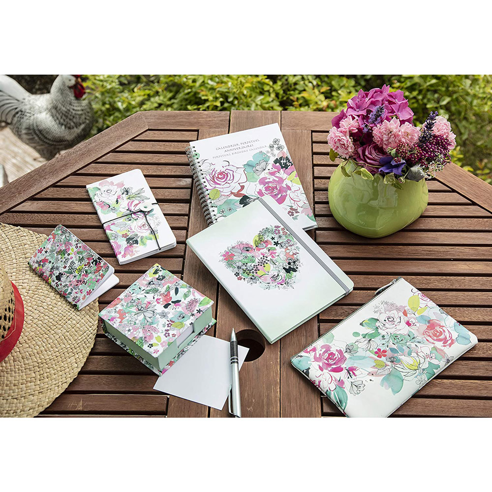Блокнот "Blooming", C6, 40 листов, нелинованный, ассорти - 5
