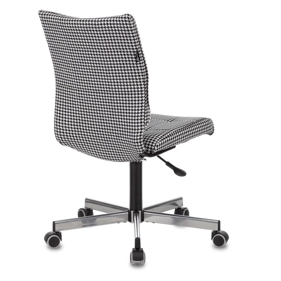 Кресло для персонала "Бюрократ СH-330M/LT", ткань, металл, черный, белый - 4