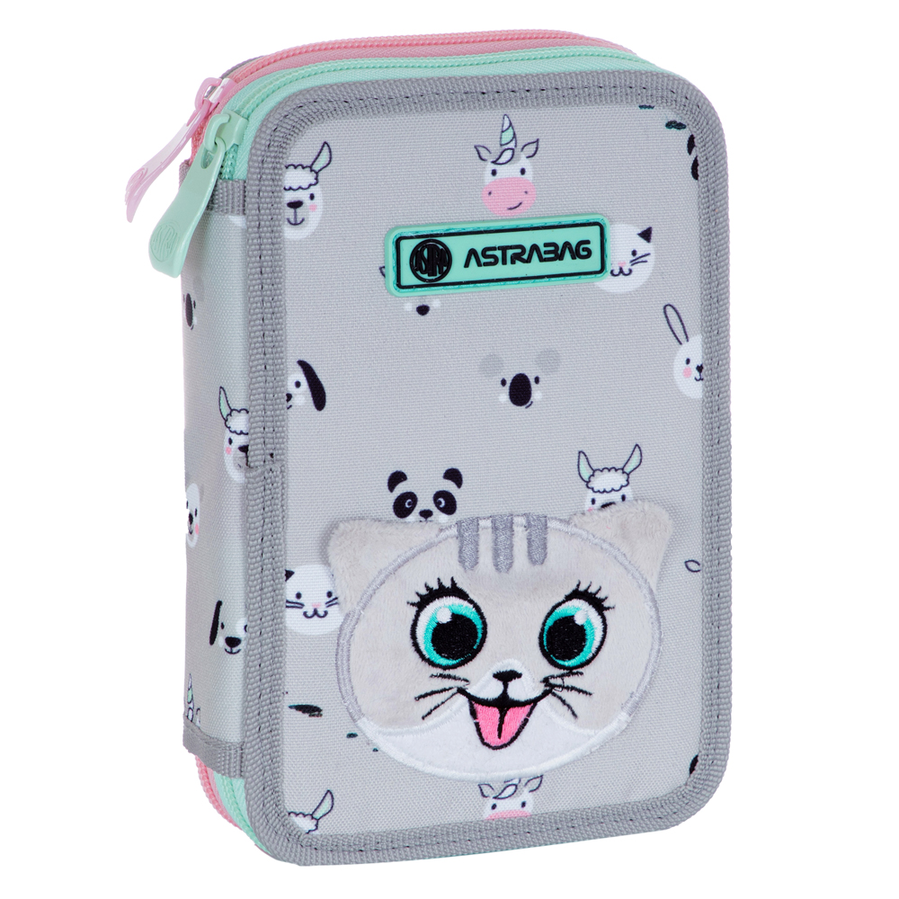 Пенал "Kitty the cute", 2 отделения