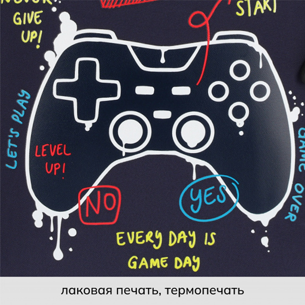 Рюкзак школьный "ERGO First Game Day",синий, красный - 7