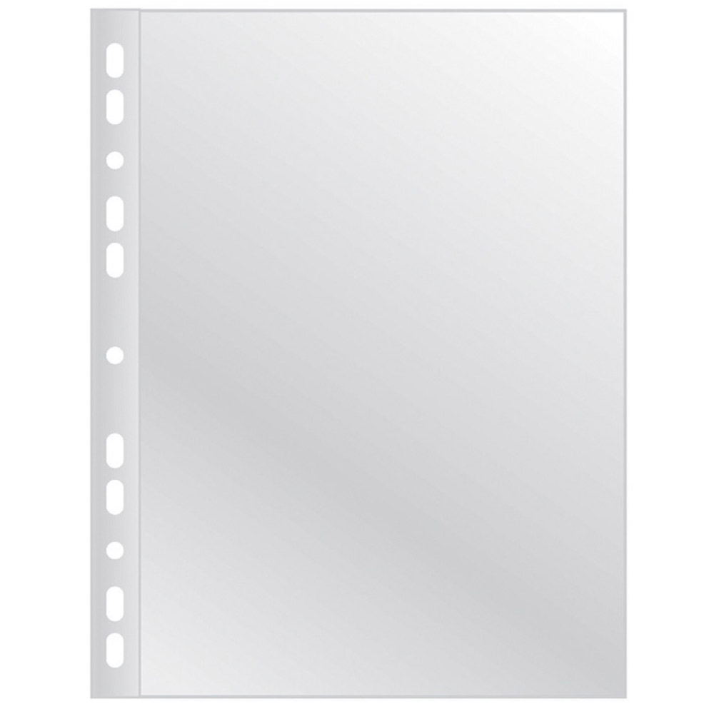 Файл (папка карман) "Q-Connect", А4, 50 шт, 90 мкм, прозрачный