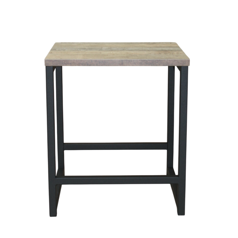 Табурет RION ALLERD, металл, ЛДСП, черный муар, Австралийское дерево - 2