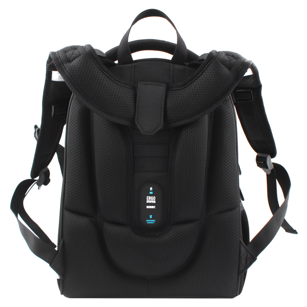 Рюкзак школьный "ERGO First Золотая кошка", черный - 9