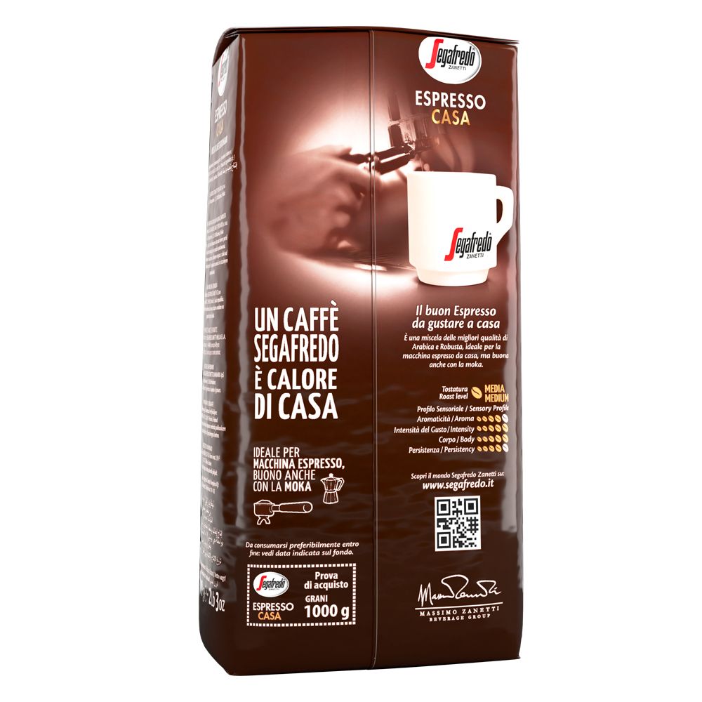 Кофе "Segafredo" Espresso Casa, зерновой, 1000 г - 2
