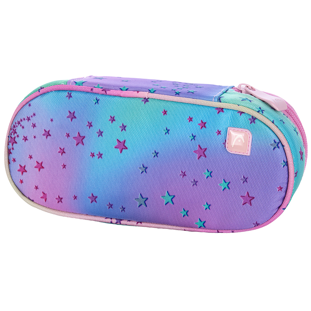 Пенал "Head unicorn ombre", 1 отделение, разноцветный - 4