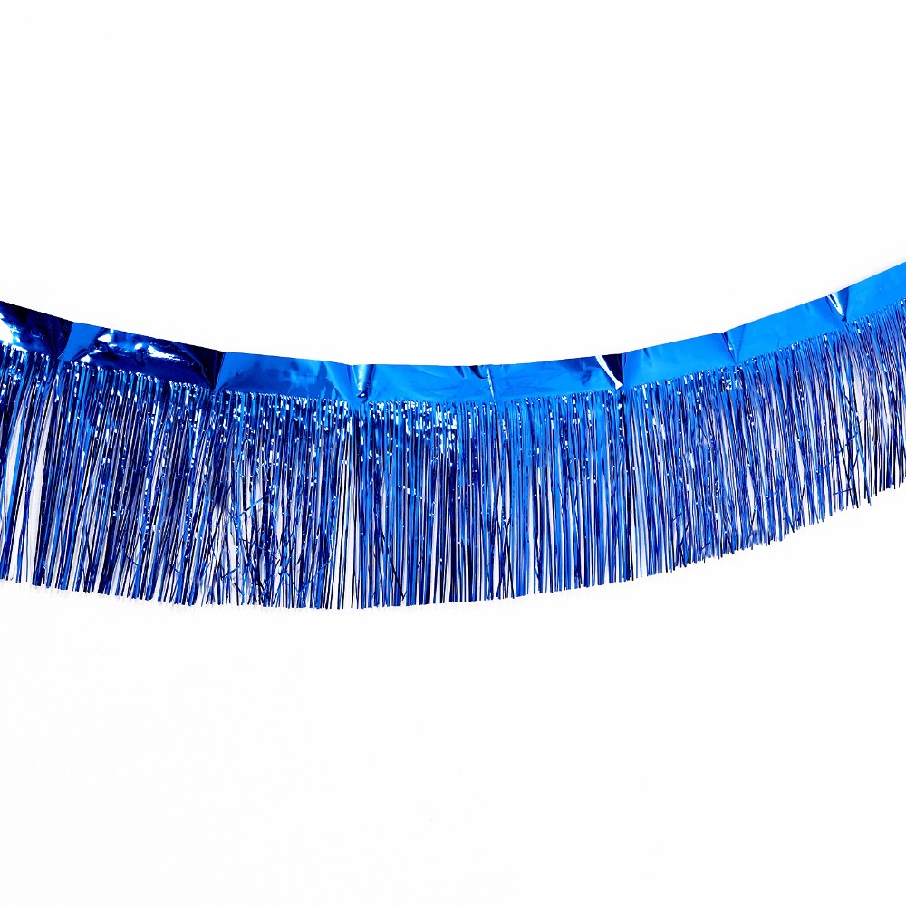 Гирлянда "Дождик", 2 м, ПВХ, с липкой лентой, синий - 3