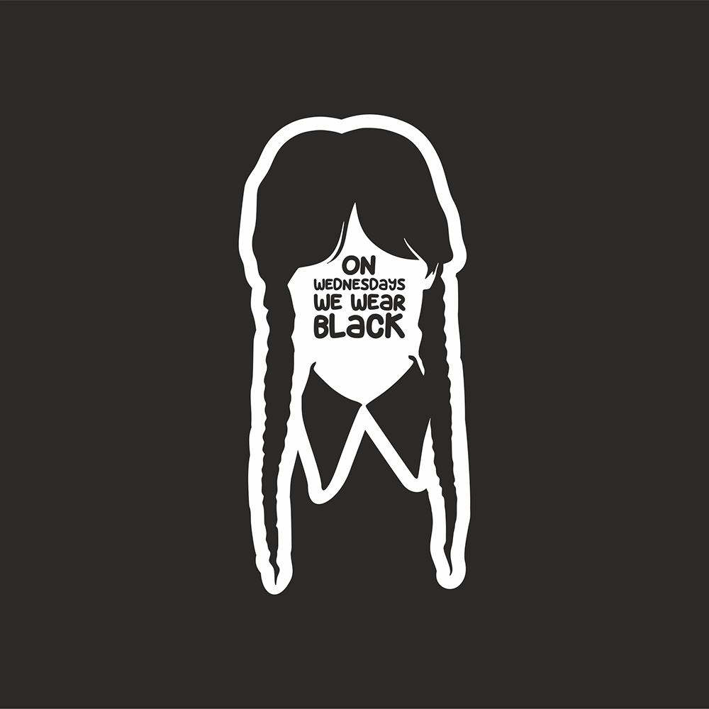 Блокнот «We wear black», А6, черный