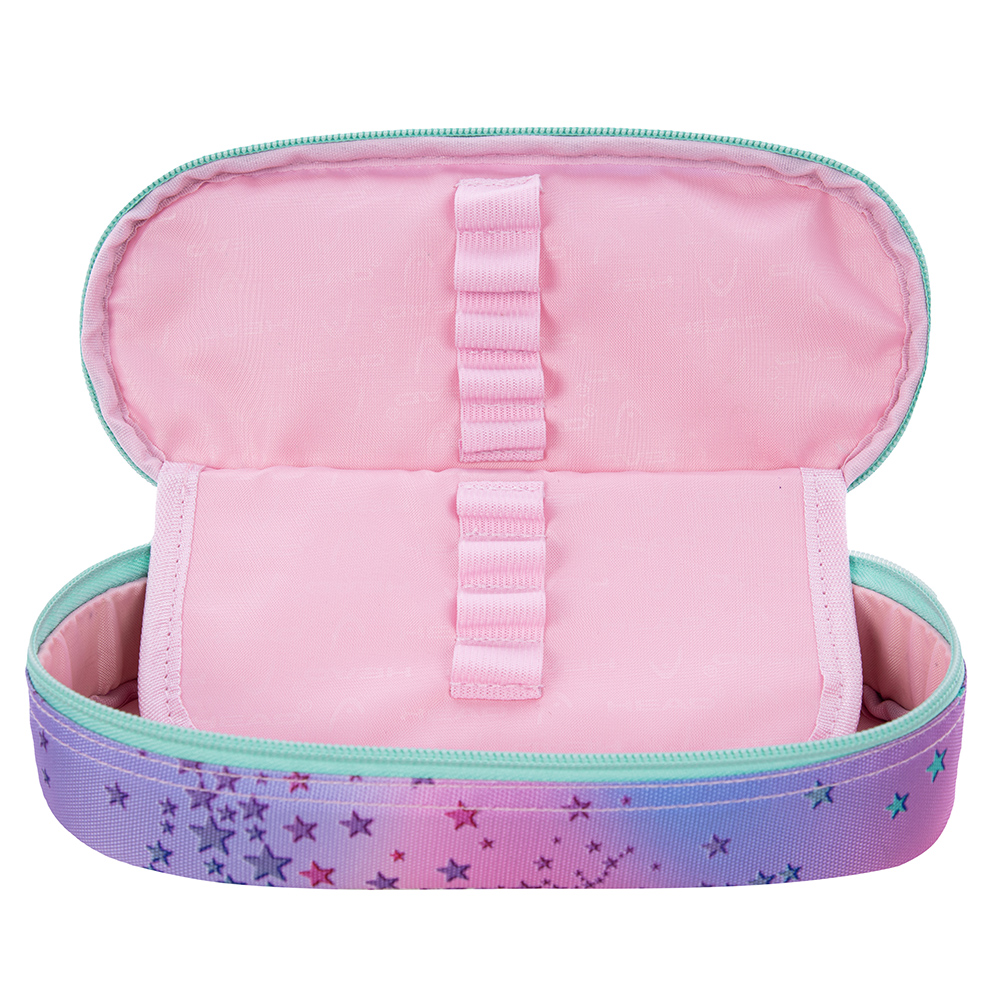 Пенал "Head unicorn ombre", 1 отделение, разноцветный - 5