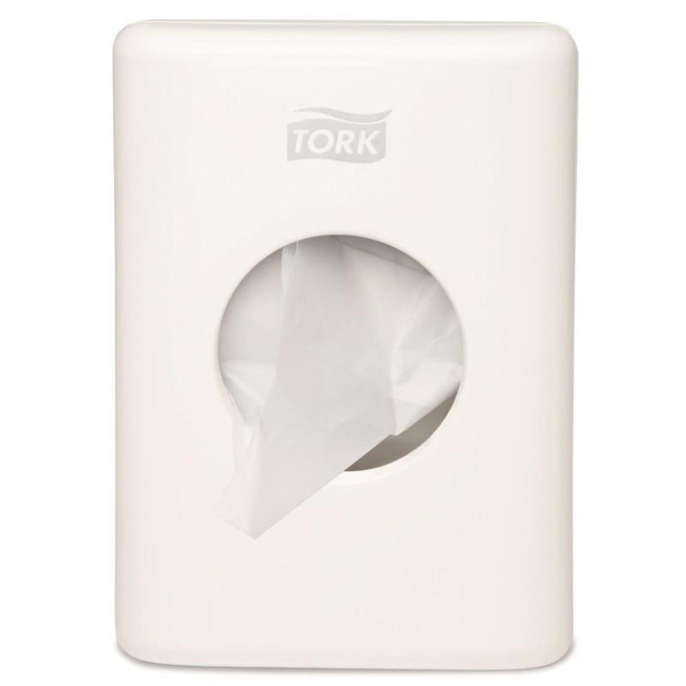 Держатель для гигиенических пакетов "Tork B5", пластик, белый (566000)