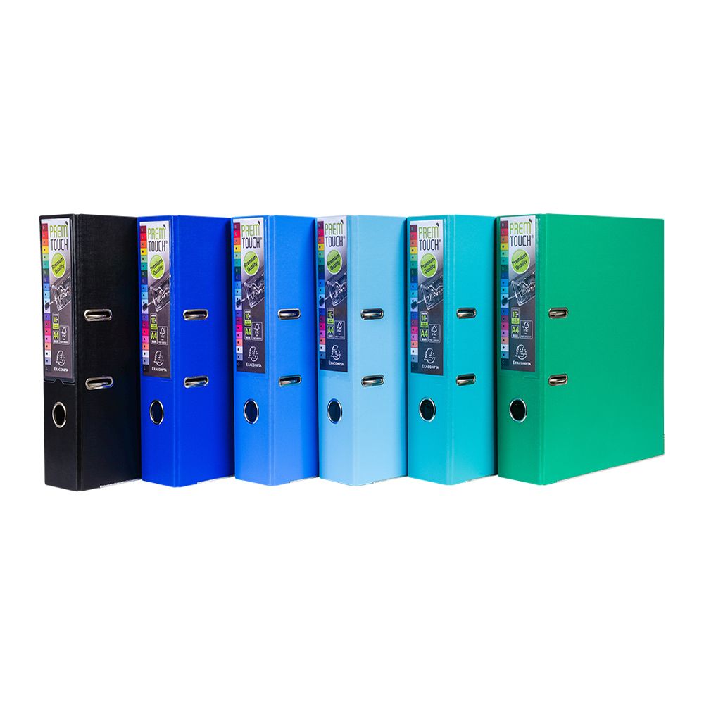 Папка-регистратор "Exacompta", A4, 50 мм, ПВХ, зеленый - 8