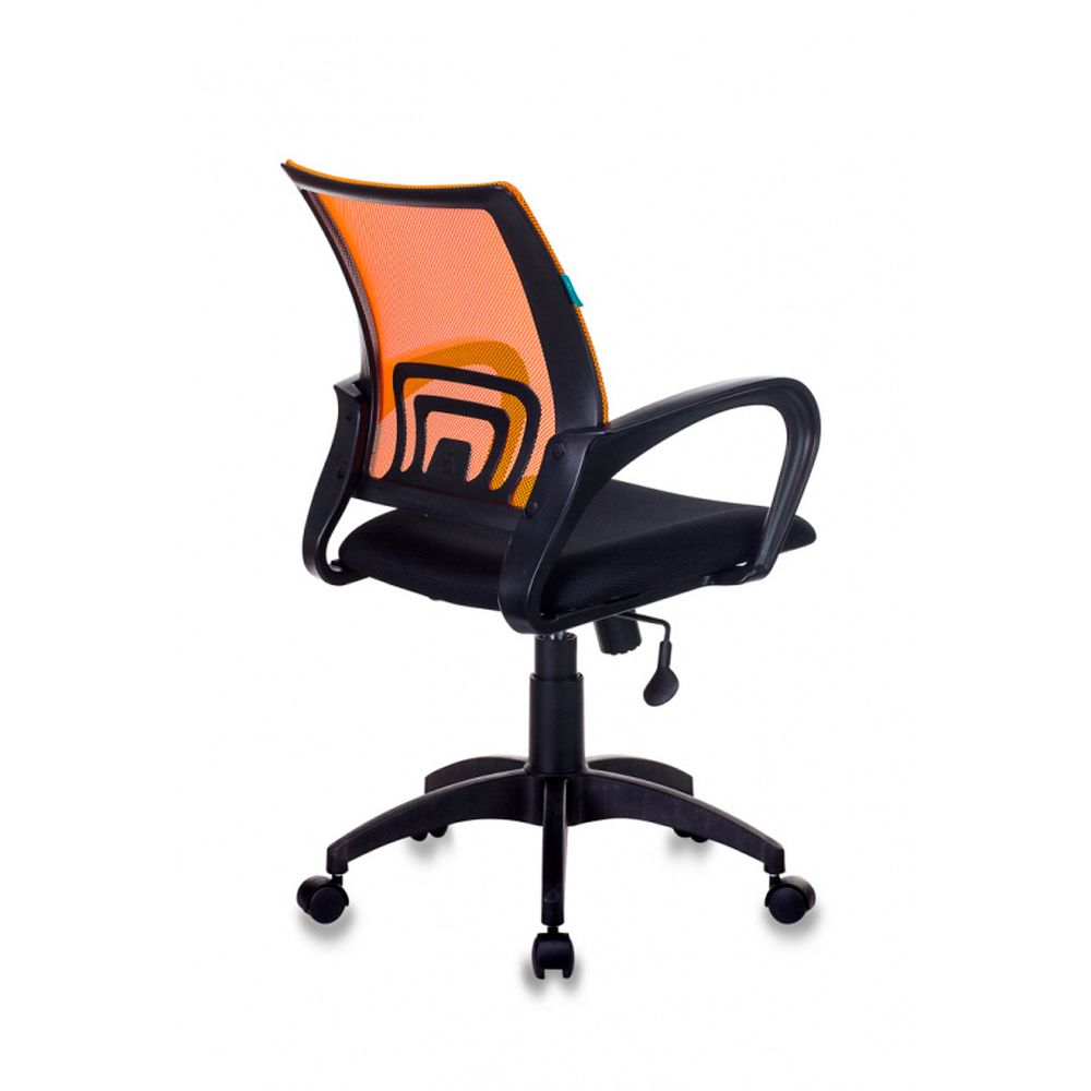 Кресло для персонала Бюрократ "CH-695N/BLACK", ткань, пластик, оранжевый - 5