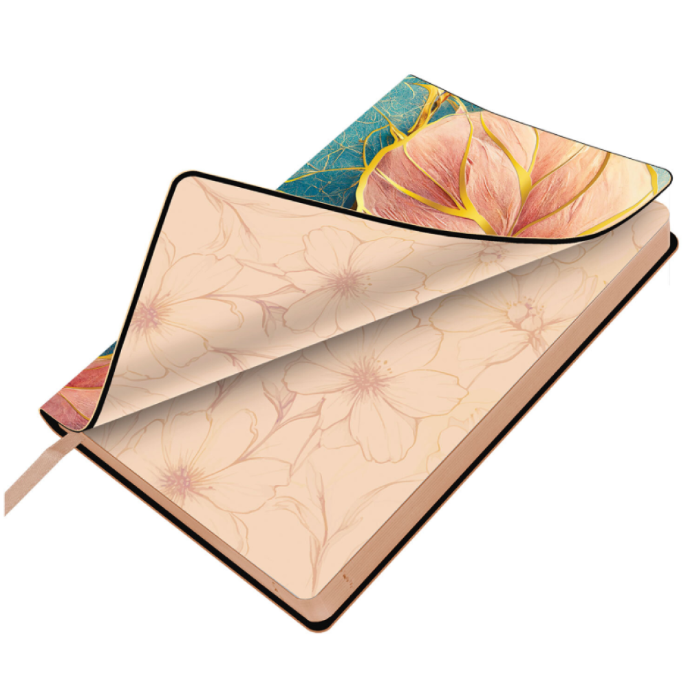 Ежедневник датированный "Vista. Нежность", А5, 336 страниц, розовый, синий, 2026 - 3