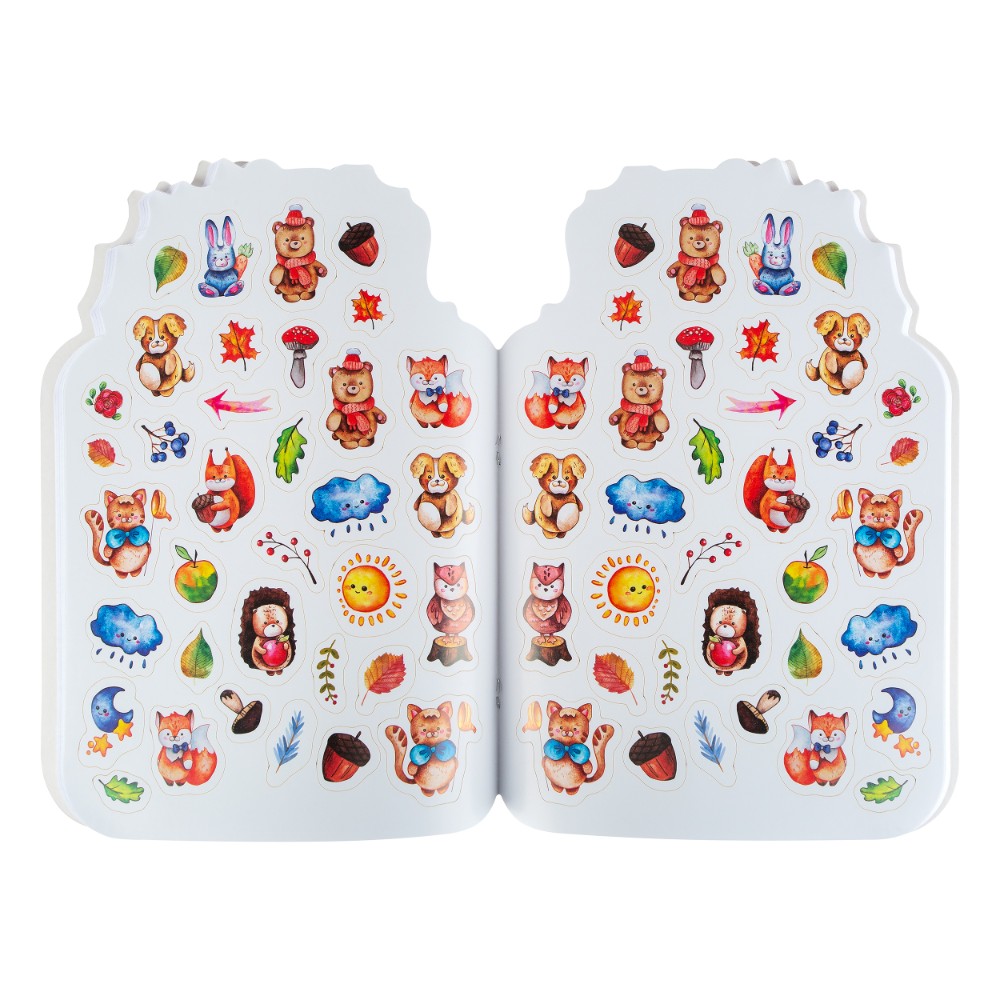 Альбом для рисования "Цветик. Ежик" с наклейками, 276х195 мм, 32 листа - 5