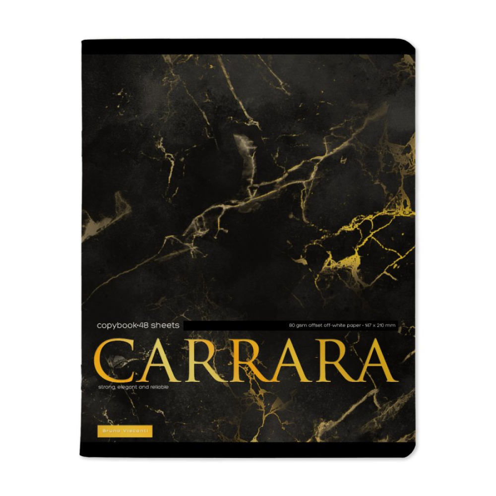 Тетрадь "Carrara", A5, 48 листов, клетка, ассорти - 5