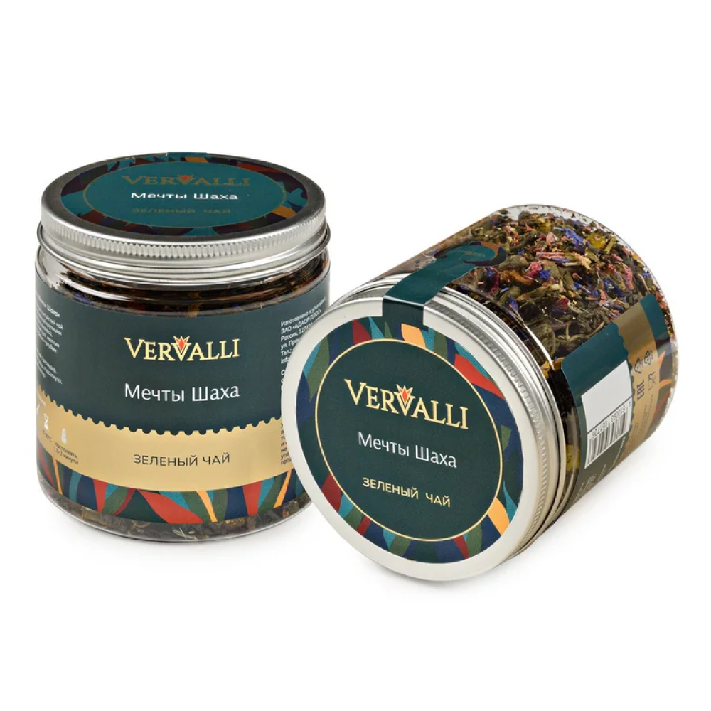 Чай Vervalli "Мечты Шаха", 60 гр., зеленый