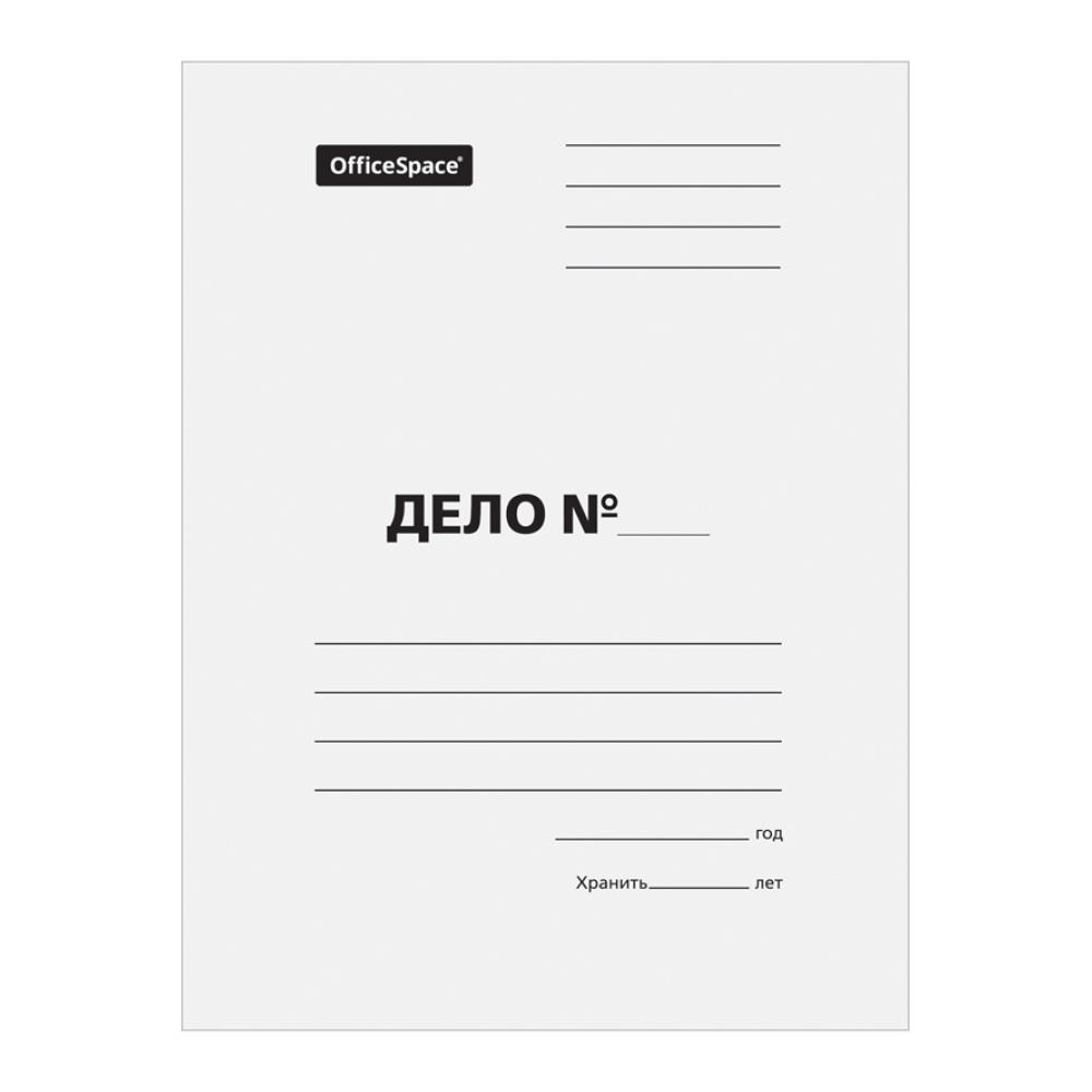 Обложка "Дело" КТ 0.4, белый