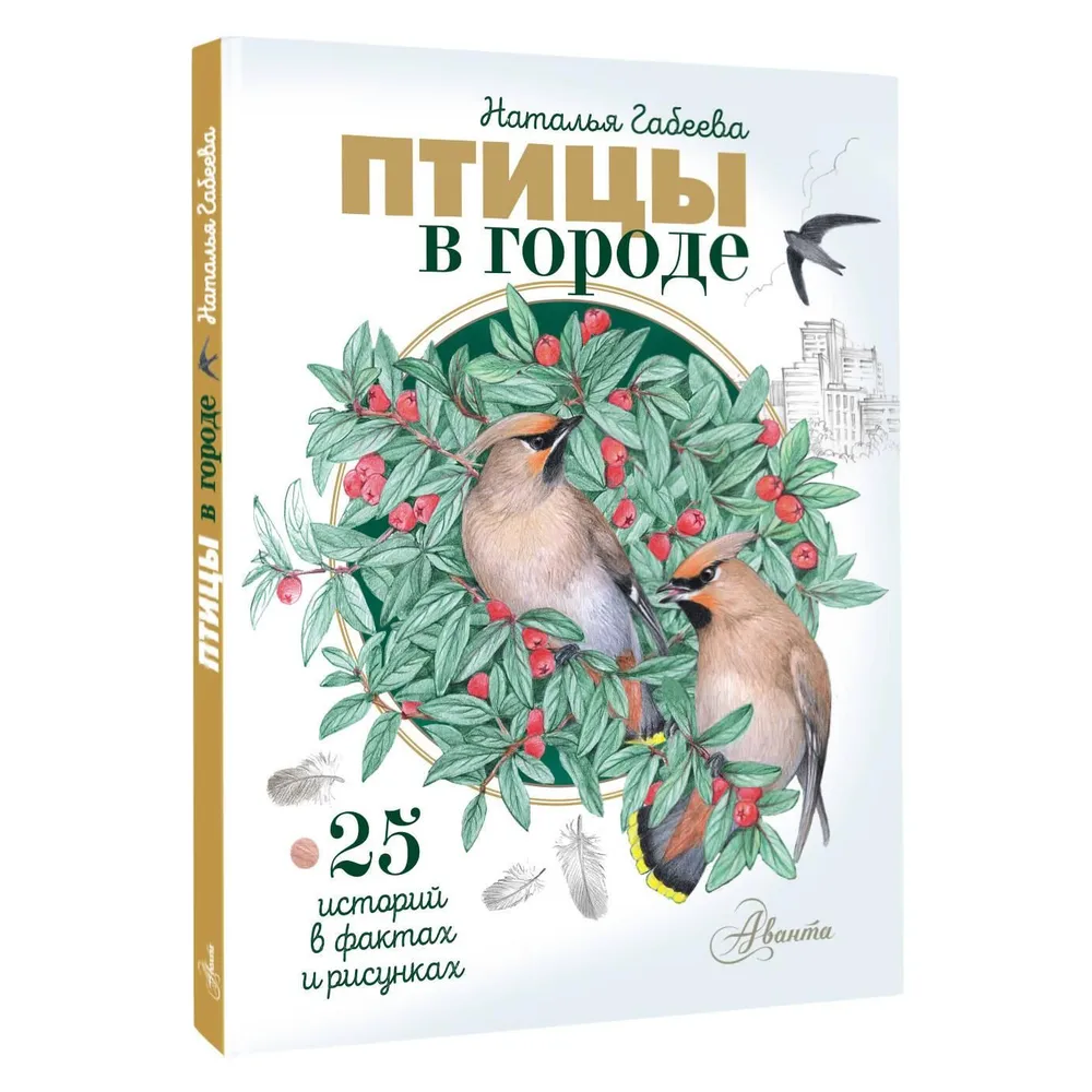 Книга "Птицы в городе. 25 историй в фактах и рисунках", Наталья Габеева
