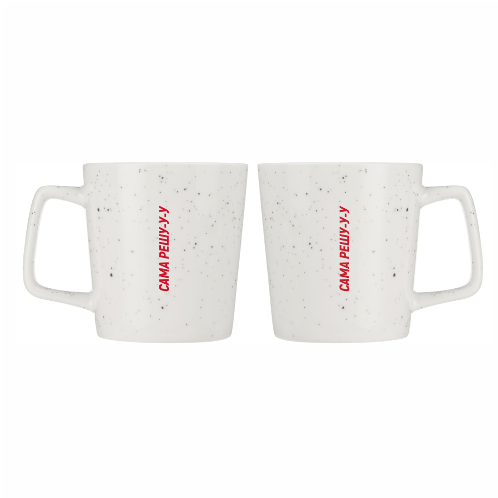 Кружка "Сама решу", 320 мл, фарфор, белый