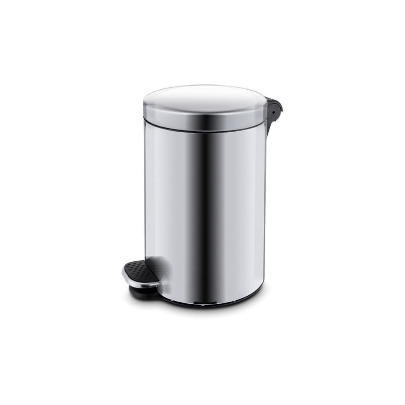 Урна с педалью "Alda", 5 литров, серебристый