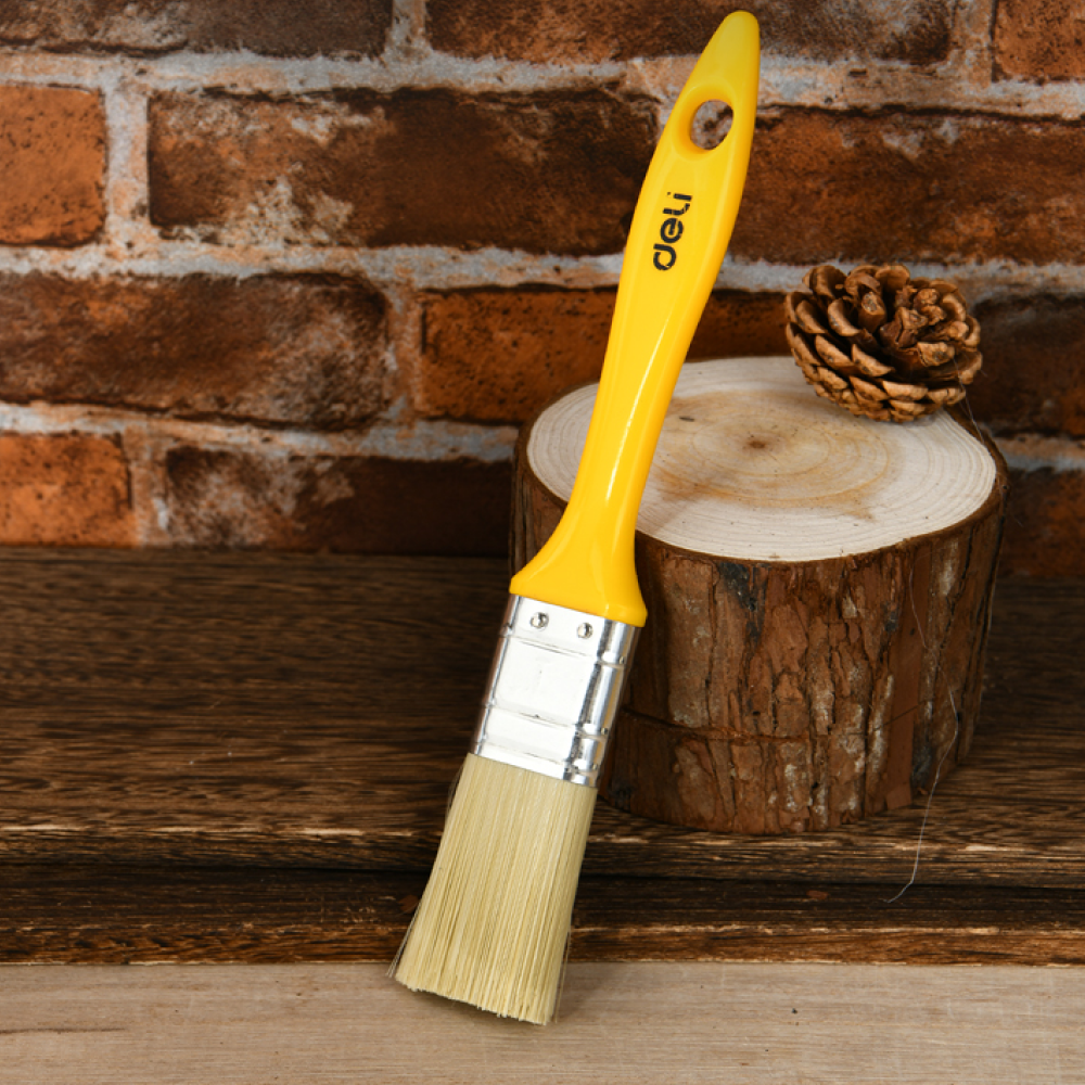 Кисть малярная Deli YS EDL509151, плоская, 1"-25 мм, смешанная щетина