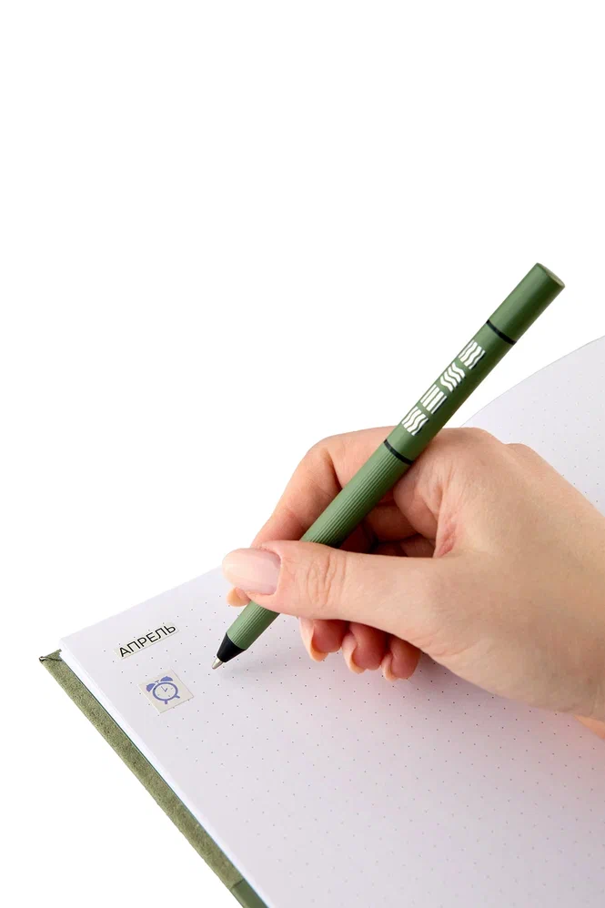 Блокнот "Стихия. Bullet Journal", А5, 80 листов, в точку, оливковый - 20