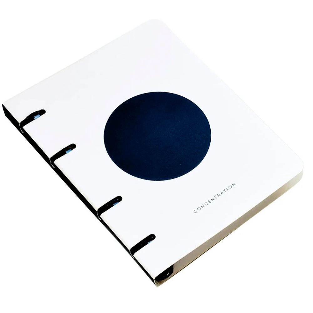 Тетрадь на кольцах "Minimalism", А5, 120 листов, клетка, белый