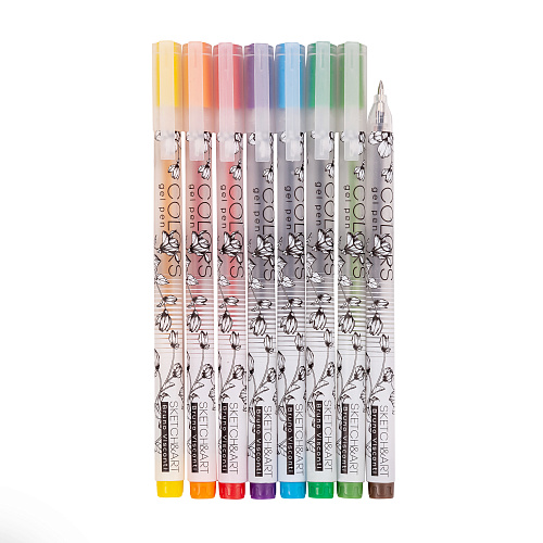 Набор гелевых ручек "Uni Write. Colors", 8 штук