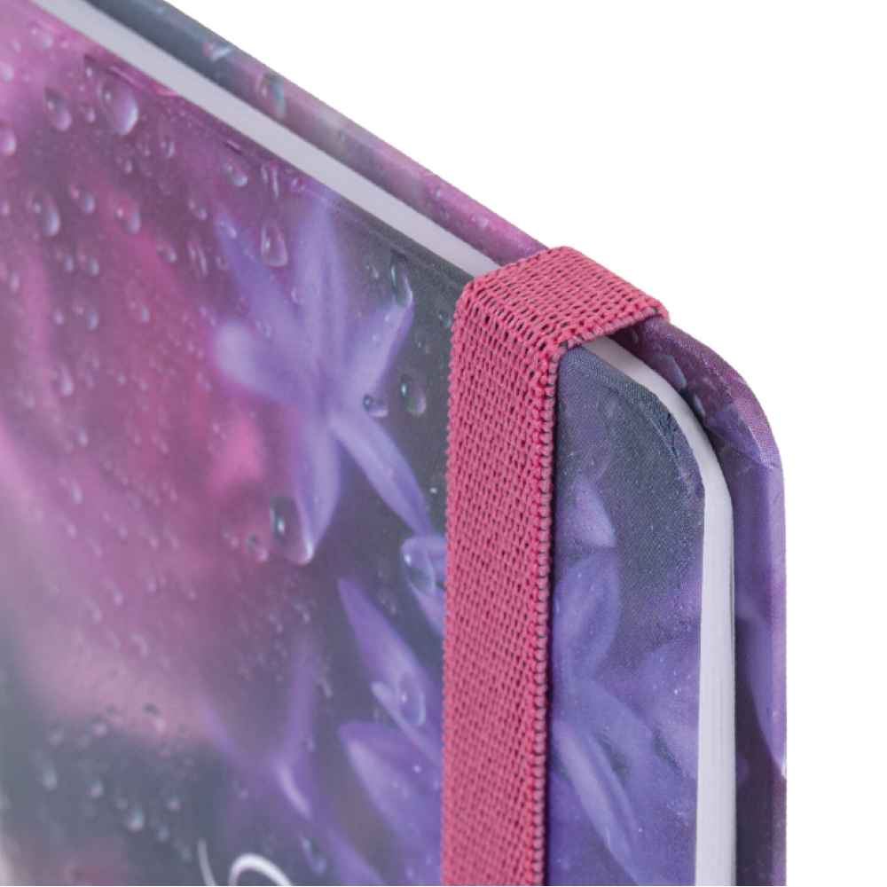 Еженедельник датированный "Цветы", фиолетовый, розовый, 2026 - 3