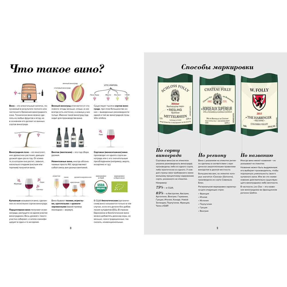 Книга "Wine Folly. Издание Магнум, детализированное", Мадлен Пакетт, Джастин Хэммек