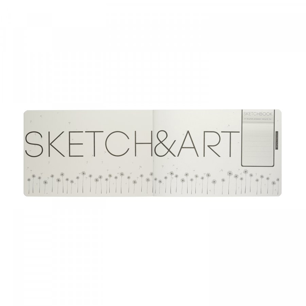 Скетчбук "Sketch&Art. Horizont", 25x17.9 см, 200 г/м2, 48 листов, черный - 4