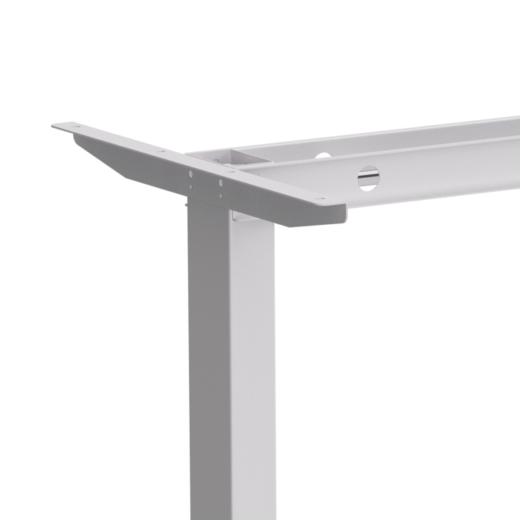 Каркас стола с электроприводом одномоторный AOKE, Well Desk BASIC, белый (AK-LCSM01ST-M60) - 5