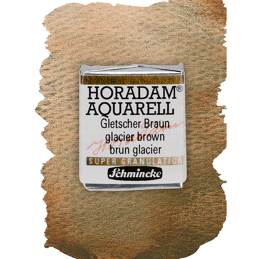 Краски акварельные "Schmincke Horadam", 964 коричневый glacier, полукювета