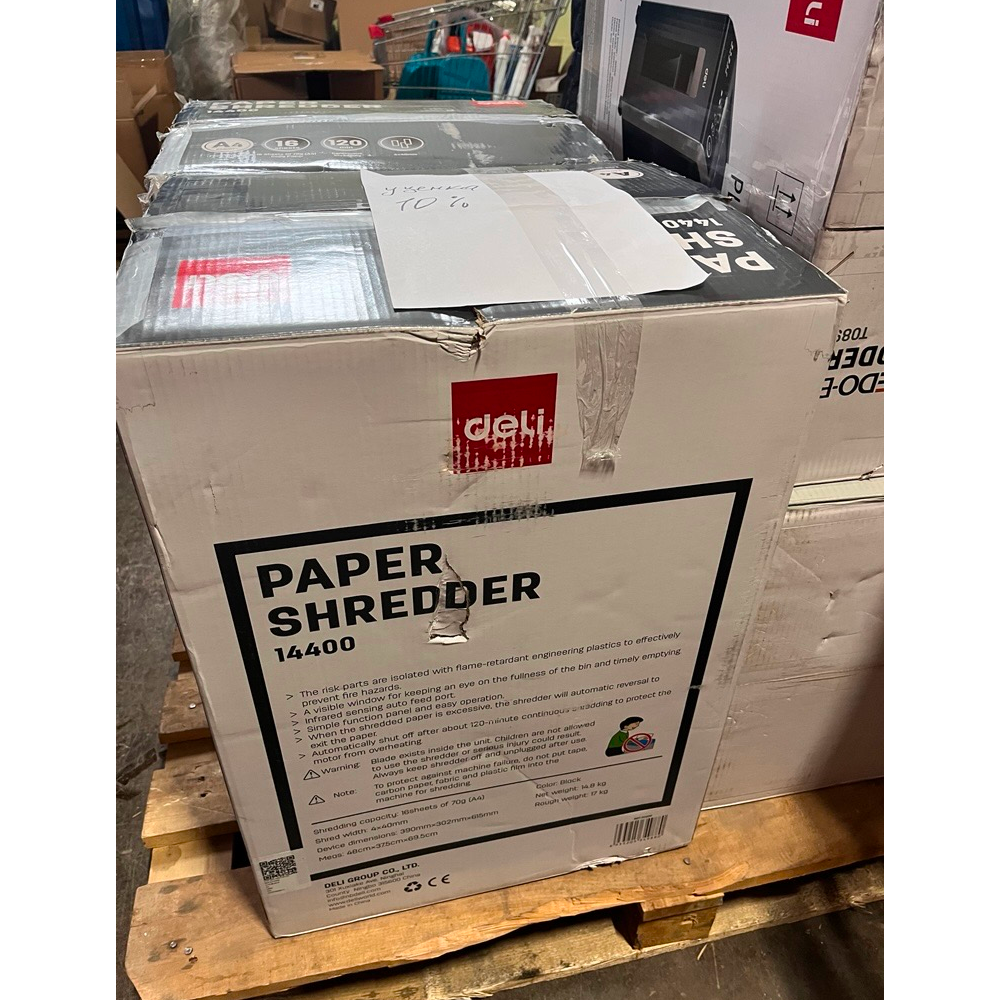 Уничтожитель Deli "E14400", -10% - 6