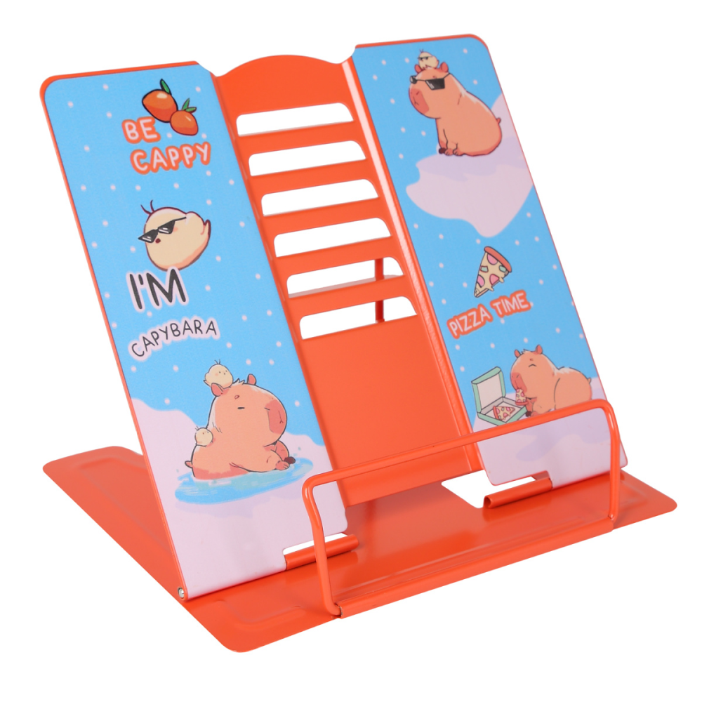 Подставка для книг "Капибара", оранжевый