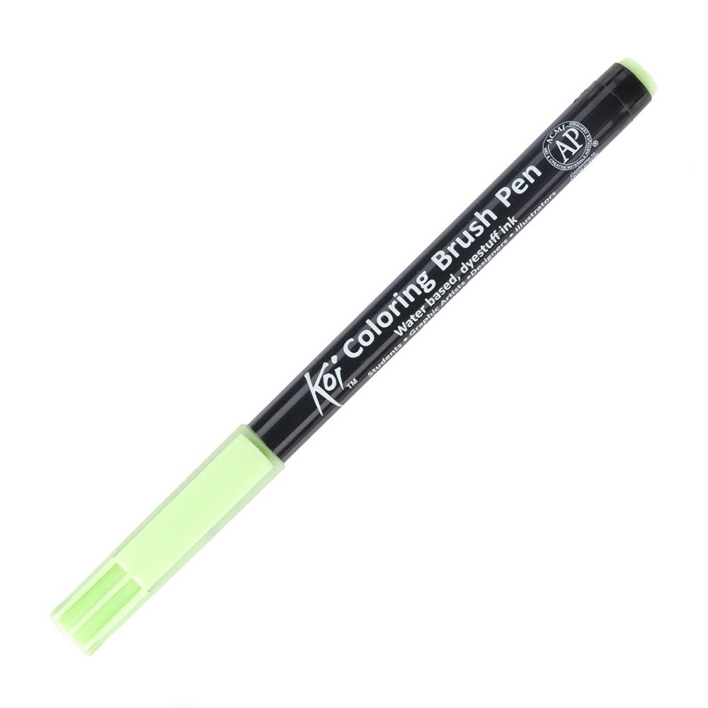 Маркер акварельный "Koi Color Brush", мятный