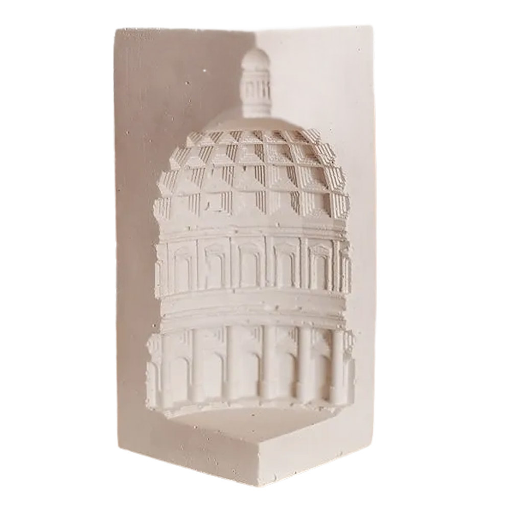 Подсвечник "Пантеон", 7 см, белый