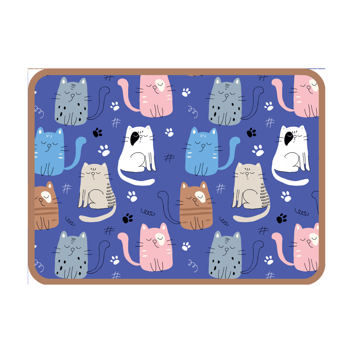 Папка для тетрадей с ручками ArtSpace "My Pets", А4, молния, пластик, разноцветный - 3